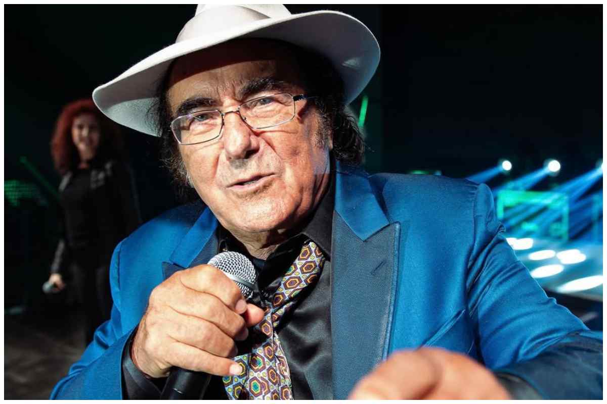 Al Bano irriconoscibile a lecce