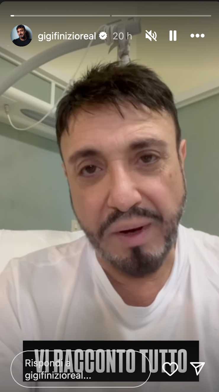 cantante napoletano in ospedale